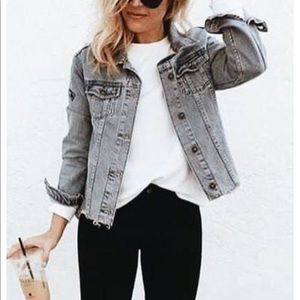 GAP grey denim jacket